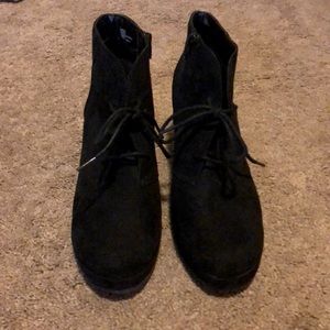 Merona size 11 wedge booties